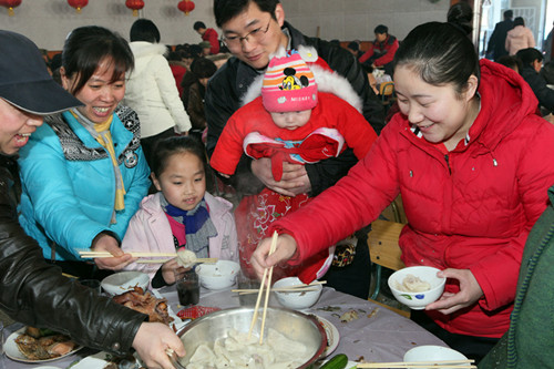 留民营大年三十话饺子